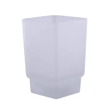 СТАКАН матовий квадратний GLASS 0021A для TKB, SQ ,BQ
