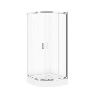 Душова кабіна напівкругла ARTECO 90x90x190 прозоре скло
