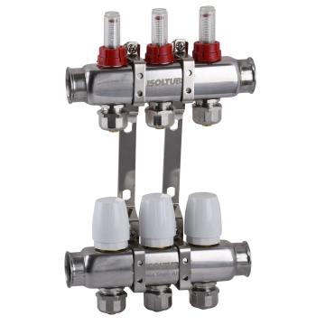 Колектор ISOLTUBEX SPAIN INOX AISI-304 нержавіюча сталь CO-3 (1″х3)
