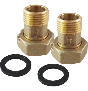 Комплект штуцерів 3/4″Вх1/2″З латунний LR433L OPTIMUM