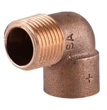 Кутовий перехід на різьбу VIEGA 90 18х1/2″ В (104436)