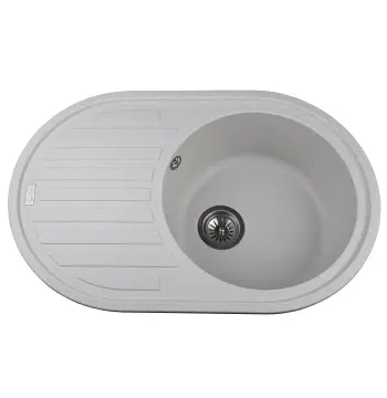 Гранітна мийка Globus Lux OHARA перлина 770х500мм