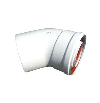 Коліно 45 градусів, d=60/100 mm CE.00.30 H ( TR.6045F )