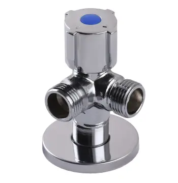 Кран шаровой угловой двойной SELBA 1/2″х 1/2″х1/2″ DOUBLE (SL1588)