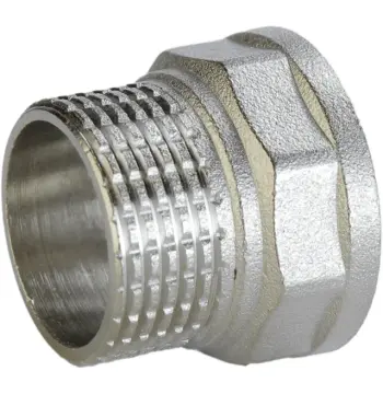 Перехідник 1/2″ВЗ нікельований А0601А(нк)