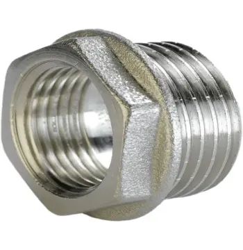 Футорка 1/2″х3/8″ЗВ нікельована А0752А(нк)