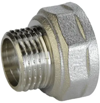 Перехідник редукційний 1 1/2″х1 1/4″ВЗ нікельований А0618А(нк)
