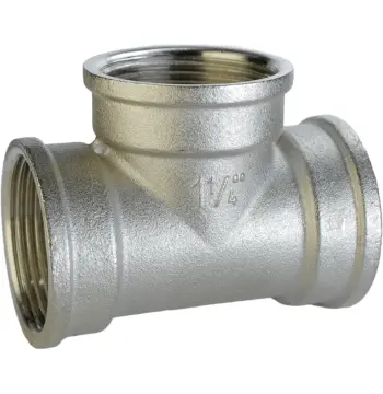 Трійник 1 1/4″ВВВ нікельований A0208-1А(нк)
