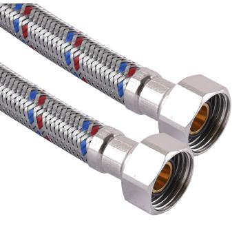 Шланг нержавіюча сталь SOLOMON 1/2″х1/2″ ВВ 0,3м HS30