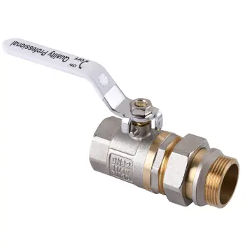 Кран шаровый прямой с американкой Q PROFESSIONAL QP003 PN40 1 1/4″