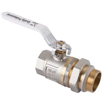 Кран шаровый прямой с американкой Q PROFESSIONAL QP003 PN40 1 1/2″