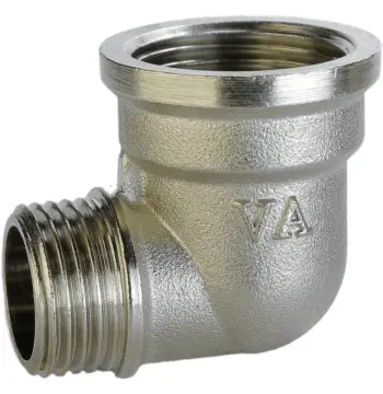 Кутник редукційний 3/4″х1/2″ВЗ нікельований А0104А(нк)