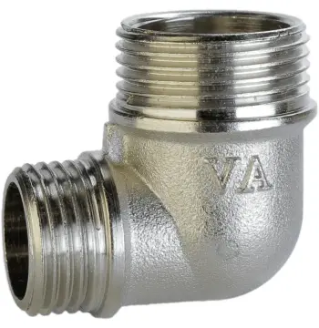 Кутник редукційний 3/4″х1/2″ЗЗ нікельований А0105А(нк)