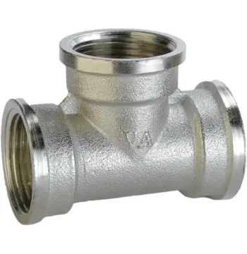 Трійник 3/4″ВВВ нікельований А0219-1А(нк)