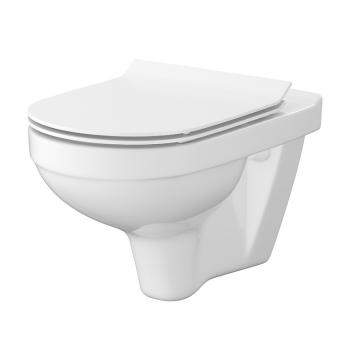 CET 472 ZIP SIMPLE ON підвісний унітаз в комплекті з кришкою дюропласт SLIM