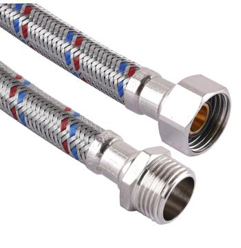 Шланг нержавеющая сталь SOLOMON 1/2″х1/2″ НВ 0,7м HS31