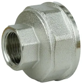 Муфта редукційна 1 1/4″х 1/2″ВВ нікельована восьмигранна А0333А(нк)