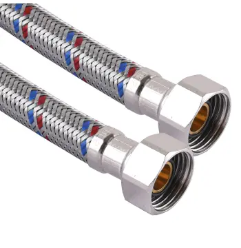 Шланг нержавеющая сталь SOLOMON 1/2″х1/2″ ВВ 0,2м HS30