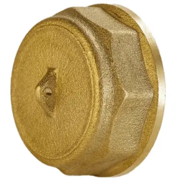 Заглушка 1 1/4″В латунна під пломбу А1010Ако