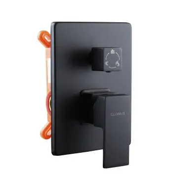 Змішувач для душу Globus Lux SMART GSM-305-BB вбудований, на три споживача,без душ.набора,Чорний