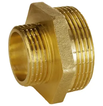 Ніпель редукційний 2″х 1 1/4″ЗЗ латунний А0544А