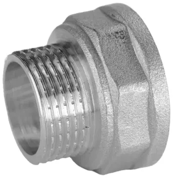 Перехідник редукційний 2″х1 1/2″ВЗ нікельований А0633А(нк)