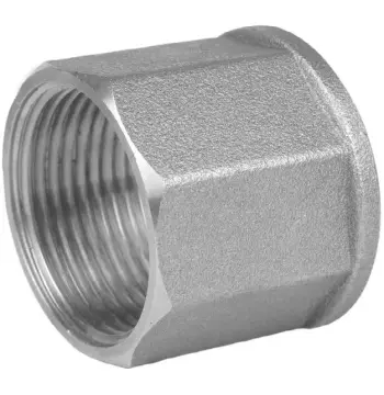 Муфта 1 1/2″ВВ нікельована восьмигранна А0355А(нк)