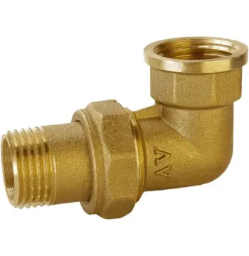 Згін американка кутова 3/4″ВЗ латунна Б0839А
