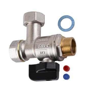 Кран шаровый для котла 3/4″ ARCO 150824 угловой с накидной гайкой with FILTER