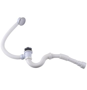Сифон ″Waterstal″ для ванны Click-Clack с гибкой трубой 32/40/50 (А - 14089)