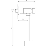 Кран-дозатор для писсуара TREMOLADA ТREMO 316