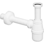 Сифон для раковины VIEGA 1 1/2″х1 1/2″ пластик белый бутыл. б/г 119270
