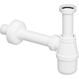 Сифон для раковины VIEGA 1 1/2″х1 1/2″ пластик белый бутыл. б/г 119270 Сифон для раковины VIEGA 1 1/2″х1 1/2″ пластик белый бутыл. б/г 119270