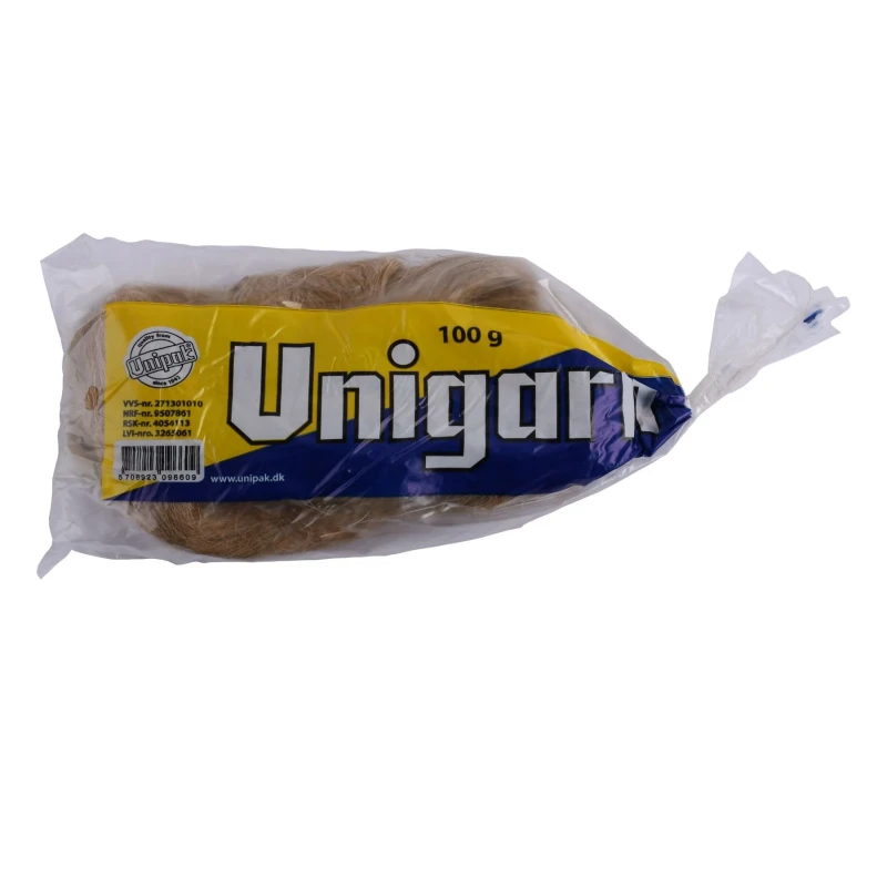 Пакля лен сантехнический Unigarn 100г UNIPAK (коса)