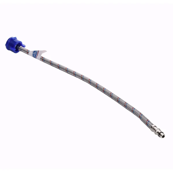 Шланг для змішувача Solomon (нерж.) М10х1/2″ 0,5м HY6201 B кор.