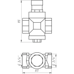 Редуктор ITAP 3/4″ 360