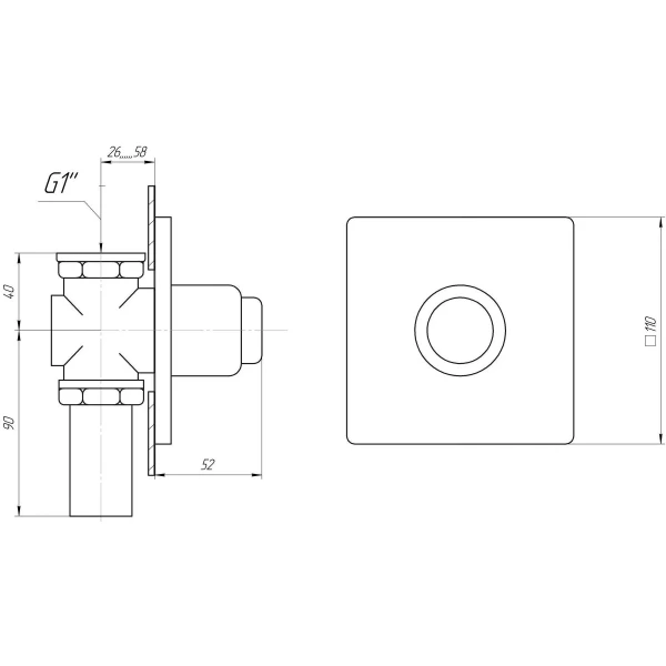 Кран-дозатор для унітаза TREMOLADA ТREMO-471А