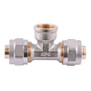 Тройник с внутренней резьбой APE ITALY 732 L 20х1/2″x20 Тройник с внутренней резьбой APE ITALY 732 L 20х1/2″x20