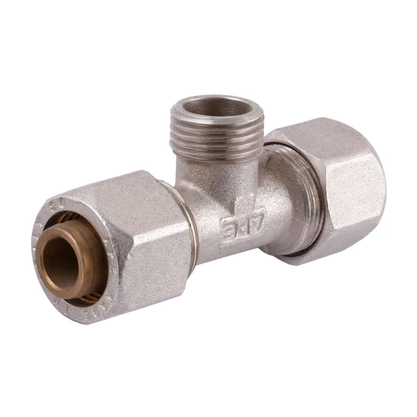 Тройник с наружной резьбой APE ITALY 733 L 20х1/2″x20