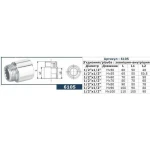 Удлинитель SOLOMON 1/2″ хром 50мм 6105
