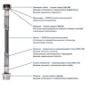 Шланг нержавіюча сталь SOLOMON 1/2″х1/2″ ЗВ 1,0м HS31