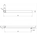 Излив смесителя Globus Lux M72 35F