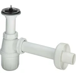 Сифон для раковини VIEGA 1 1/4″ x 1 1/2″ пластик білий бутил. з/г 309312