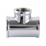 Тройник SOLOMON 3/4″х1/2″х3/4″ ВВВ хром 8202
