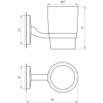 Стакан одинарний Perfect Sanitary Appliances RM 1101