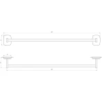 Держатель полотенец Perfect Sanitary Appliances RM 1002-60