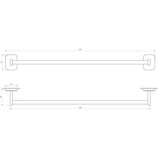 Держатель полотенец Perfect Sanitary Appliances RM 1002-60
