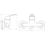 Смеситель для душа Globus Lux Sena GLS-105