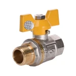 Кран шаровый прямой SOLOMON 1/2″ НВ ЖБ PN40 B1008