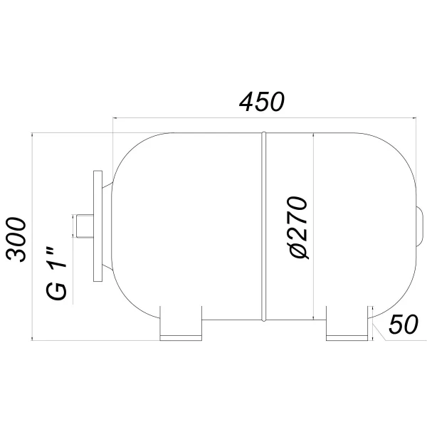 Гідроакумулятор 24л Zilmet ultra-pro 10bar ( 1100002405 )